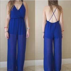 Blue Jumpsuit